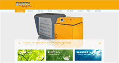 Desktop Screenshot of bartlwp.de